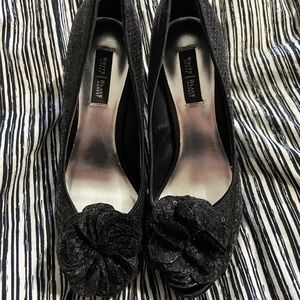 White House Black Market Sequinced Heels